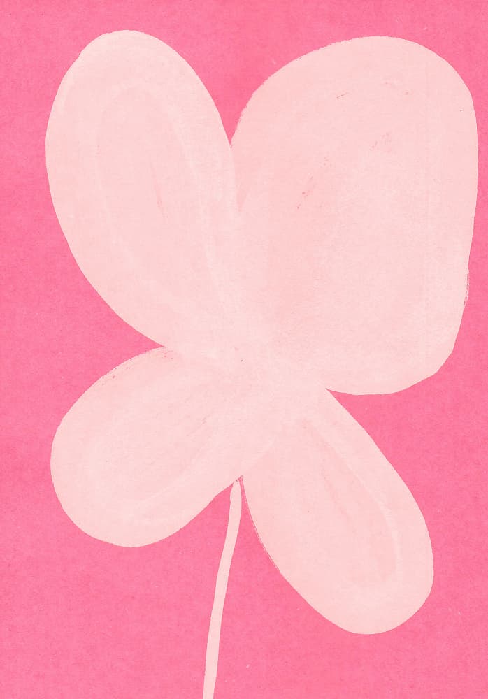 Delicate Pink Flower by Santhosh ch — canvas wall art