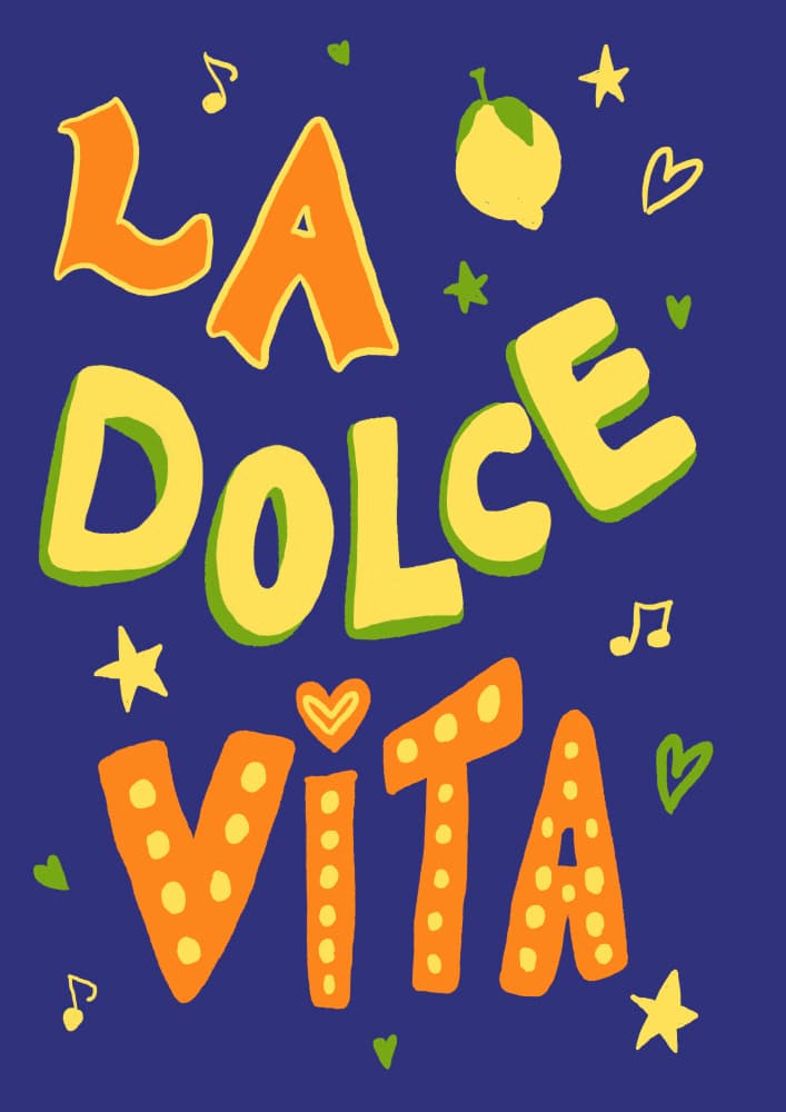 La Dolce Vita Lemon by Studio Dolci — canvas wall art