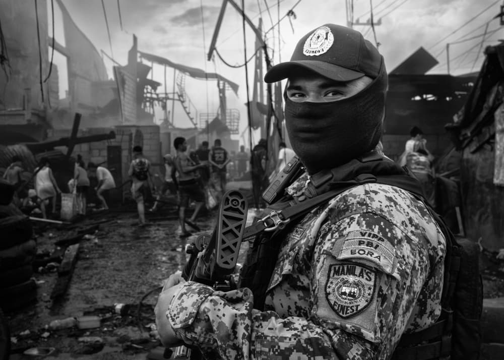 Manila's Finest Patrol by Shinji Isobe — canvas wall art