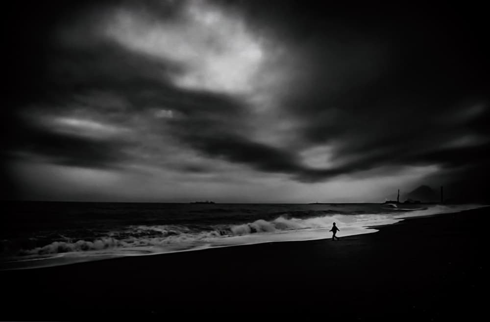 Stormy Coastal Walk by Ömer Ates Kızıltug — canvas wall art