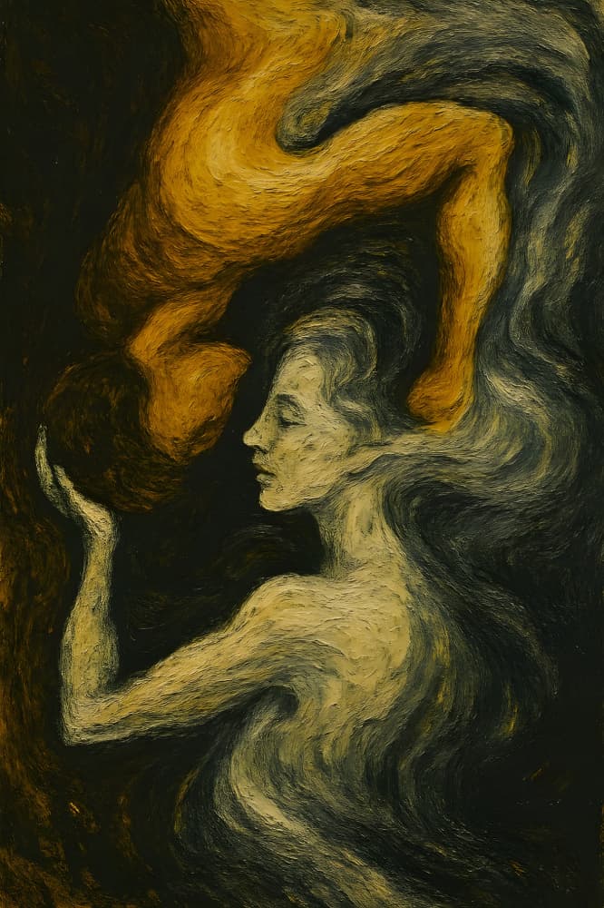 Ethereal Embrace by HUGO — canvas wall art