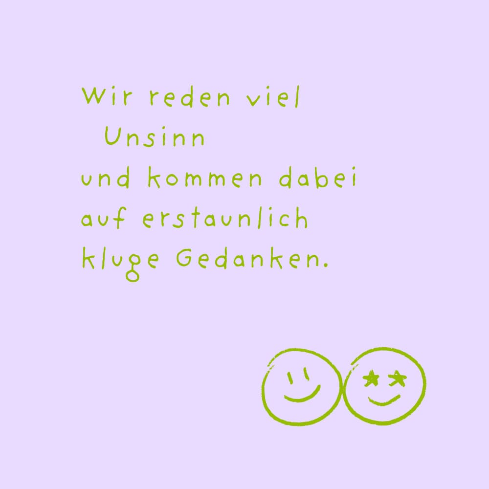 German Clever Nonsense Quote by Ohkimiko — canvas wall art