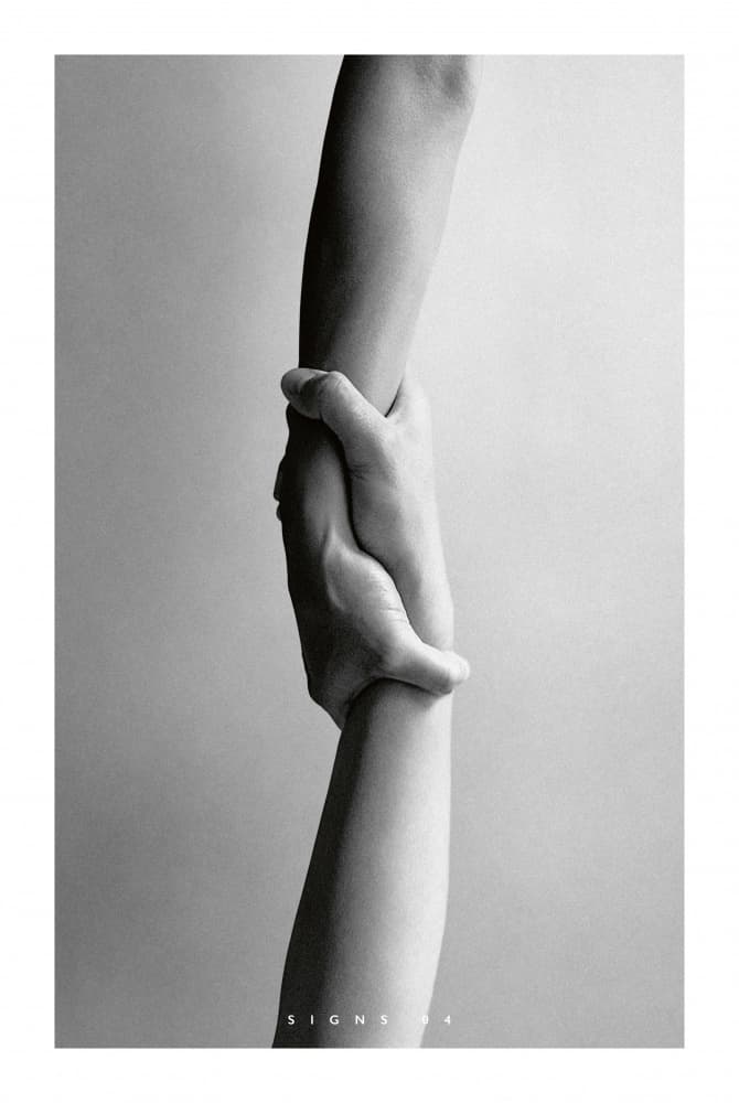 Helping Hands Bond by Sarah Bühler — canvas wall art
