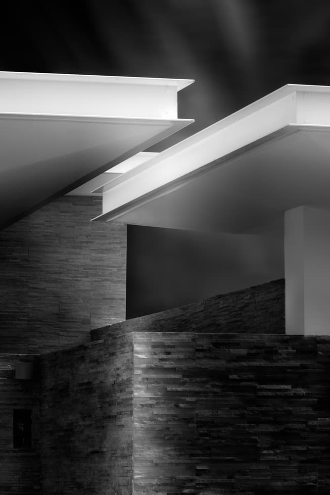 Geometric Light Play by Olavo Azevedo — canvas wall art