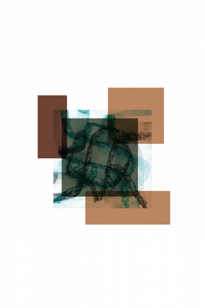 Modern Geometric Layers by cartissi — canvas wall art