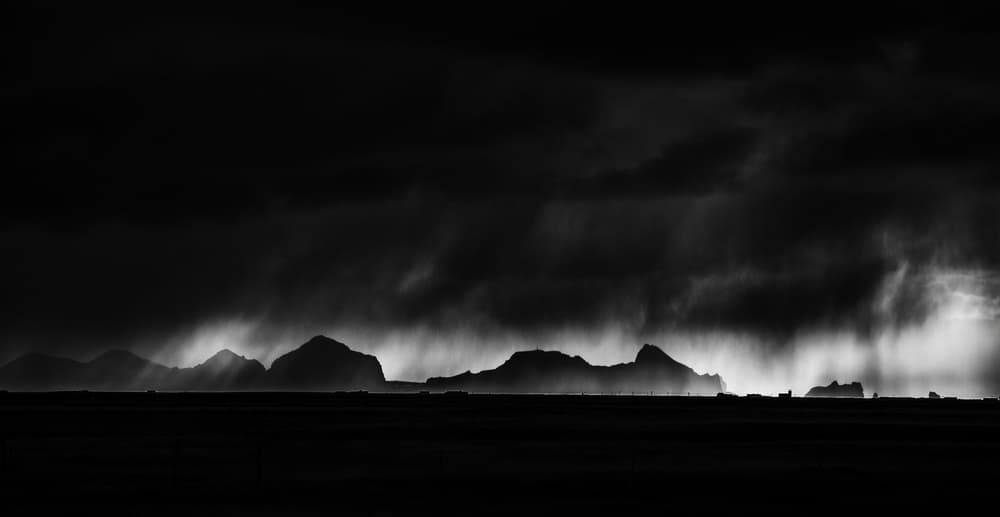 Stormy Mountain Rain by Peter Svoboda MQEP — canvas wall art