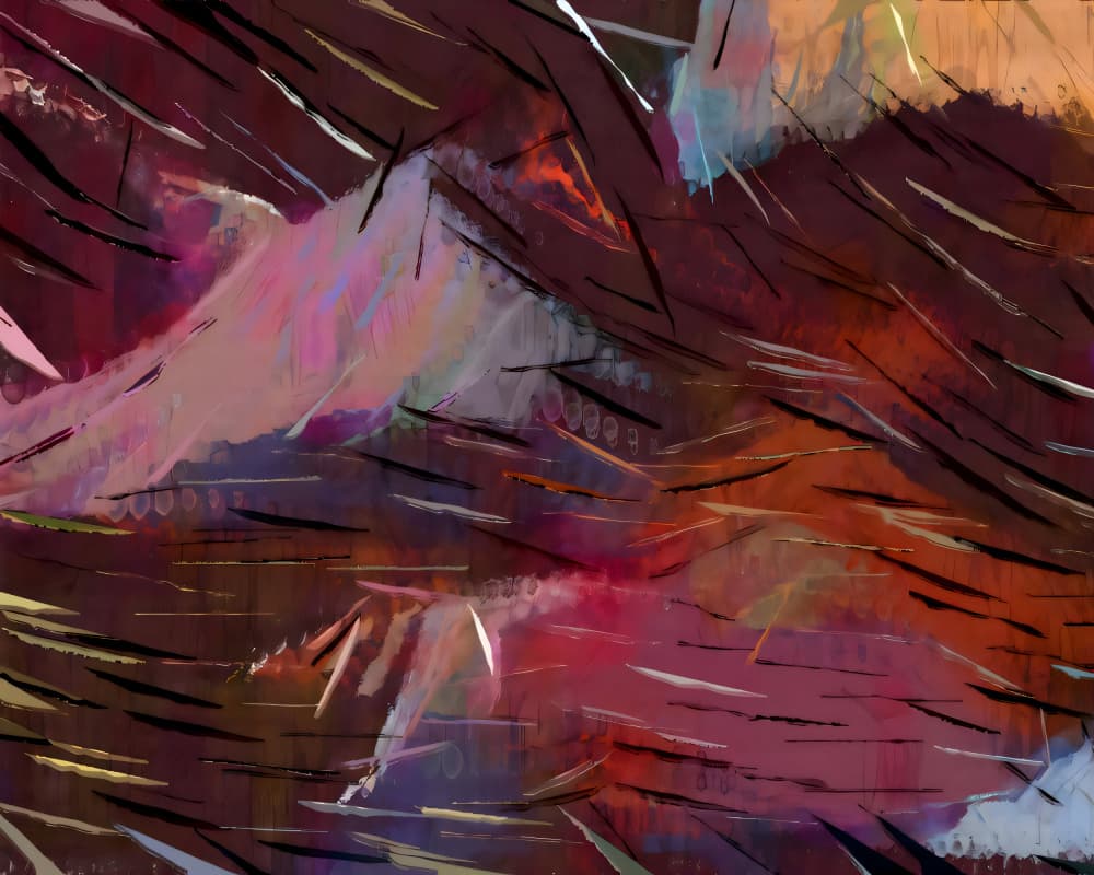 Dynamic Abstract Strokes by Uma Gokhale — canvas wall art