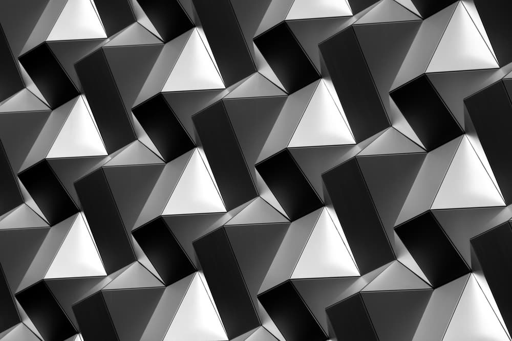 Abstract Geometric Facade by Hans-Wolfgang Hawerkamp — canvas wall art