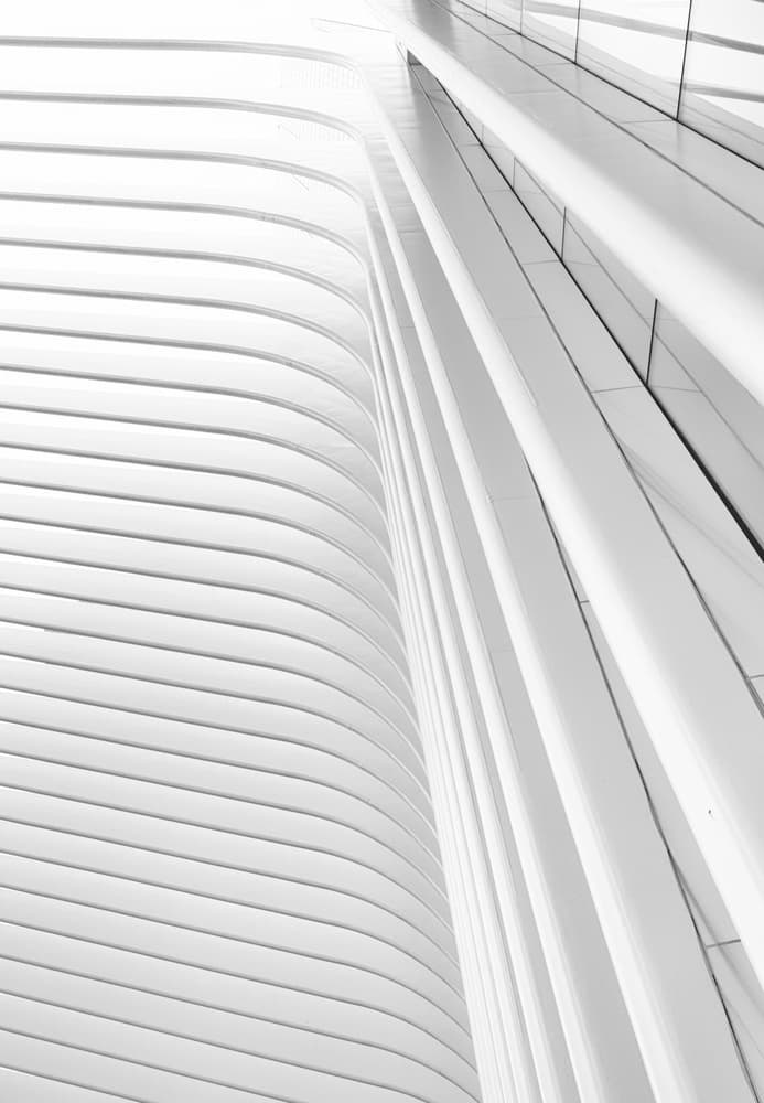 Modern Architectural Curves by Rob Darby — canvas wall art