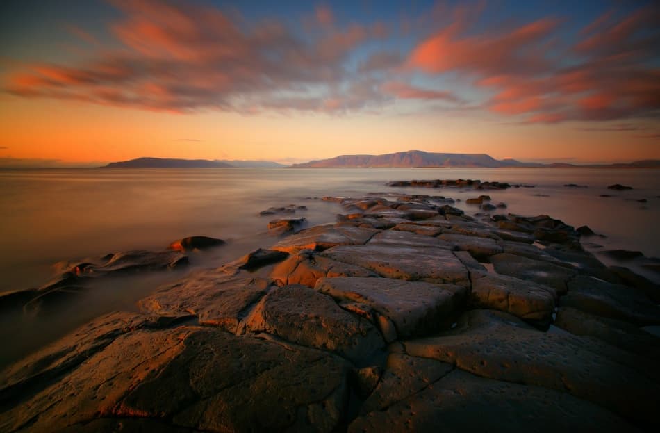 Tranquil Coastal Sunset by Raymond Hoffmann — canvas wall art