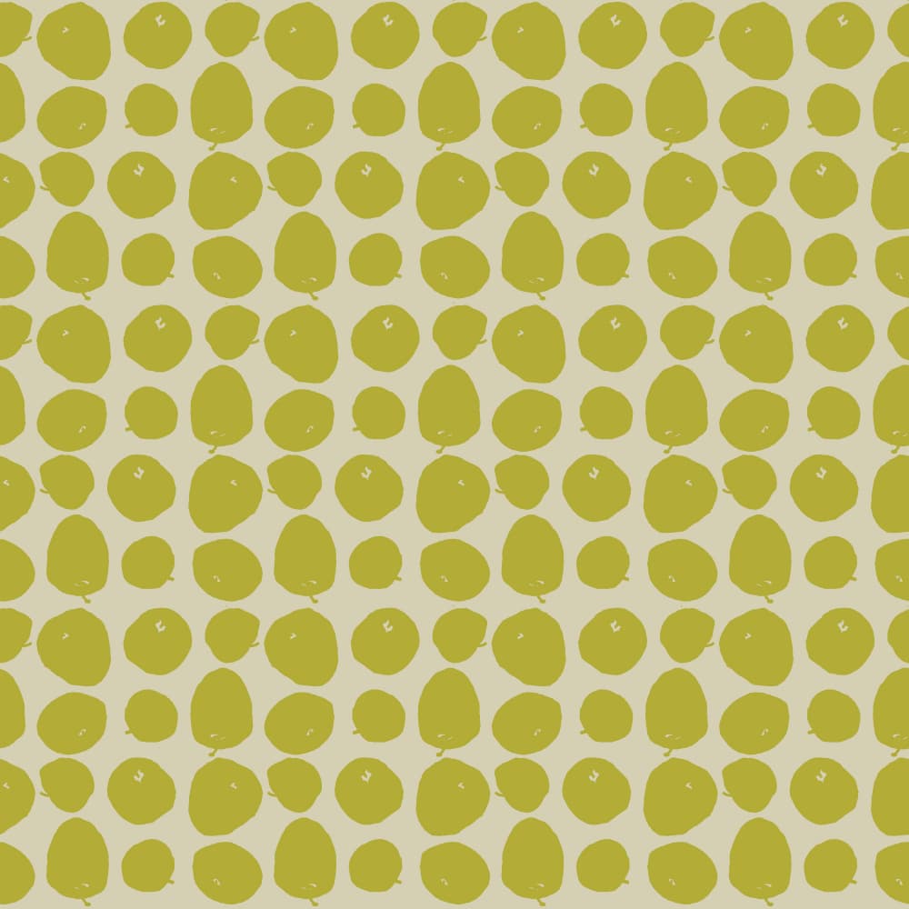 Organic Green Dot Pattern by Gemma Bardot — canvas wall art