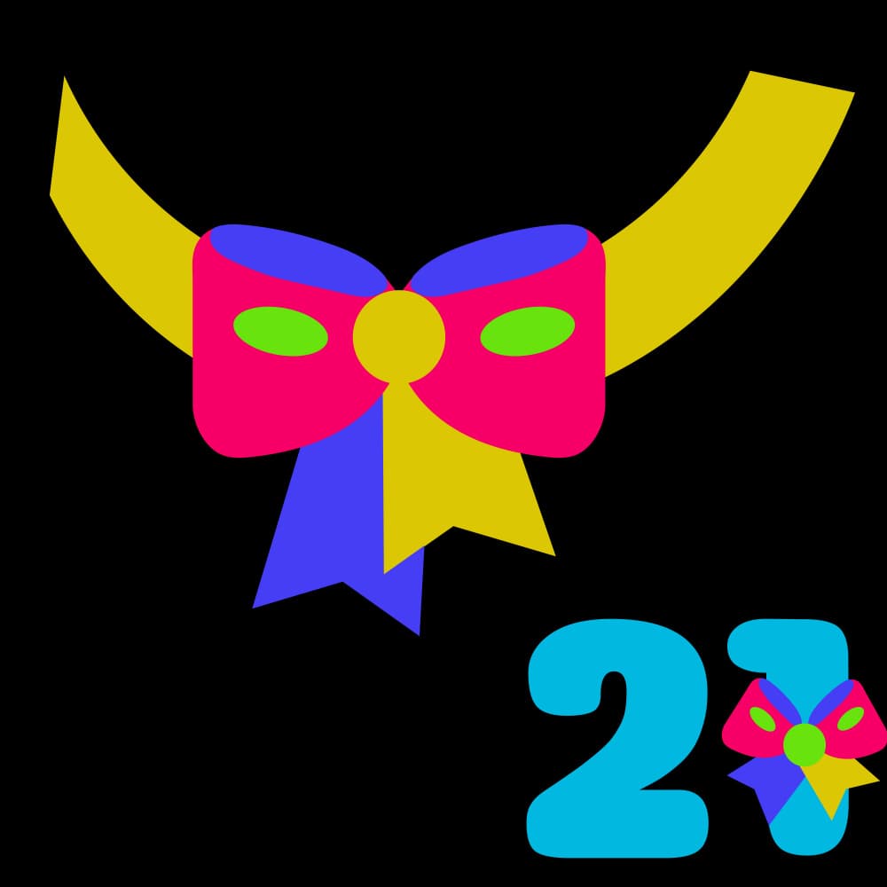 Colorful Bow Twenty One by Marika Barsrsind β canvas wall art