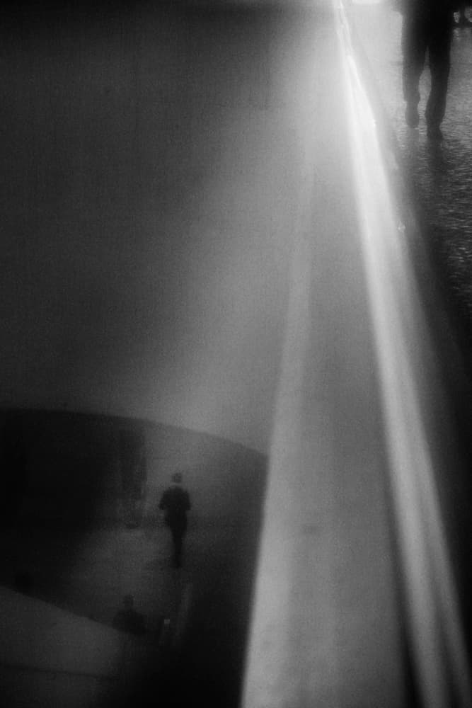 Solitary Man Walking by Laura Mexia — canvas wall art