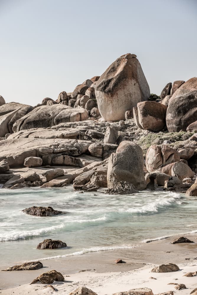 Rocky Shoreline Bliss by Shot by Clint — canvas wall art