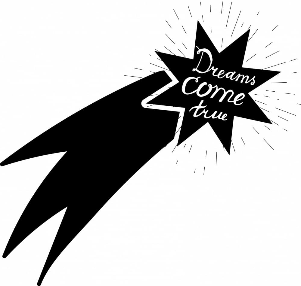Dreams Come True Star by Marika Barsrsind β canvas wall art