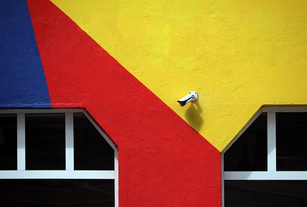 Vibrant Geometric Wall by Hans-Wolfgang Hawerkamp — canvas wall art