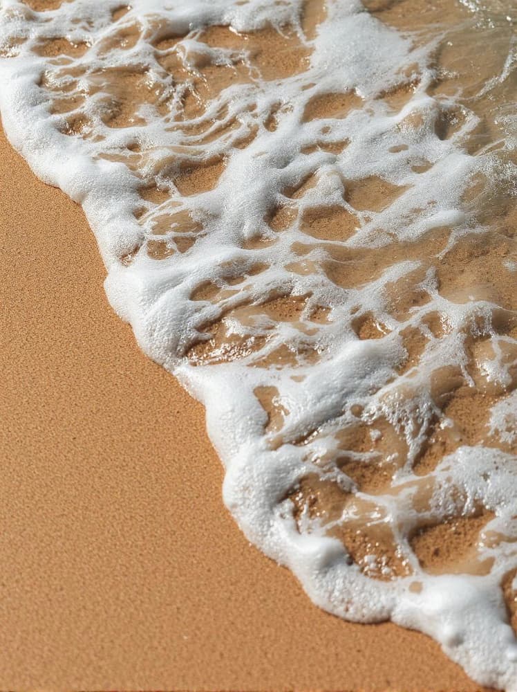 Foamy Ocean Edge by Josie George — canvas wall art