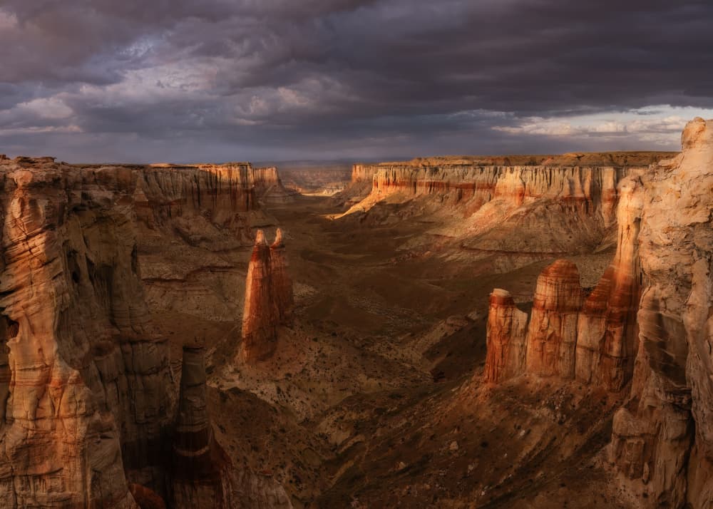 Dramatic Canyon Vista by James Cai — canvas wall art