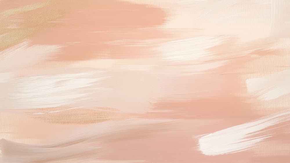 Soft Peach Abstract Strokes by Marika Barsrsind β canvas wall art