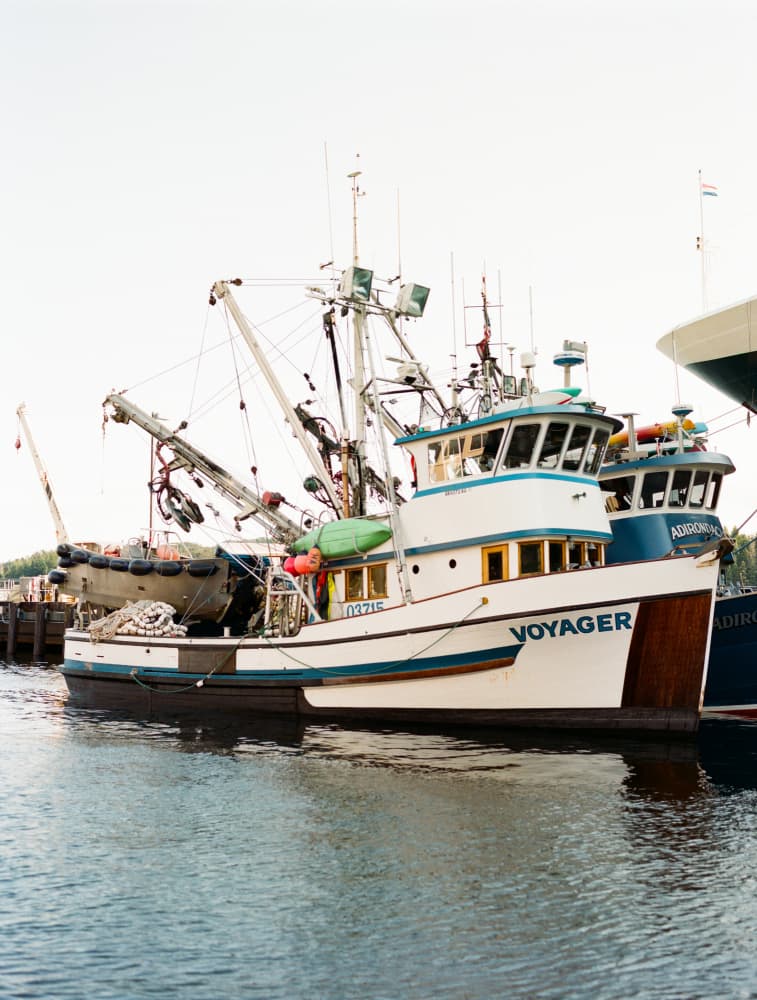 Calm Harbor Fishing Boat by Bethany Young — canvas wall art