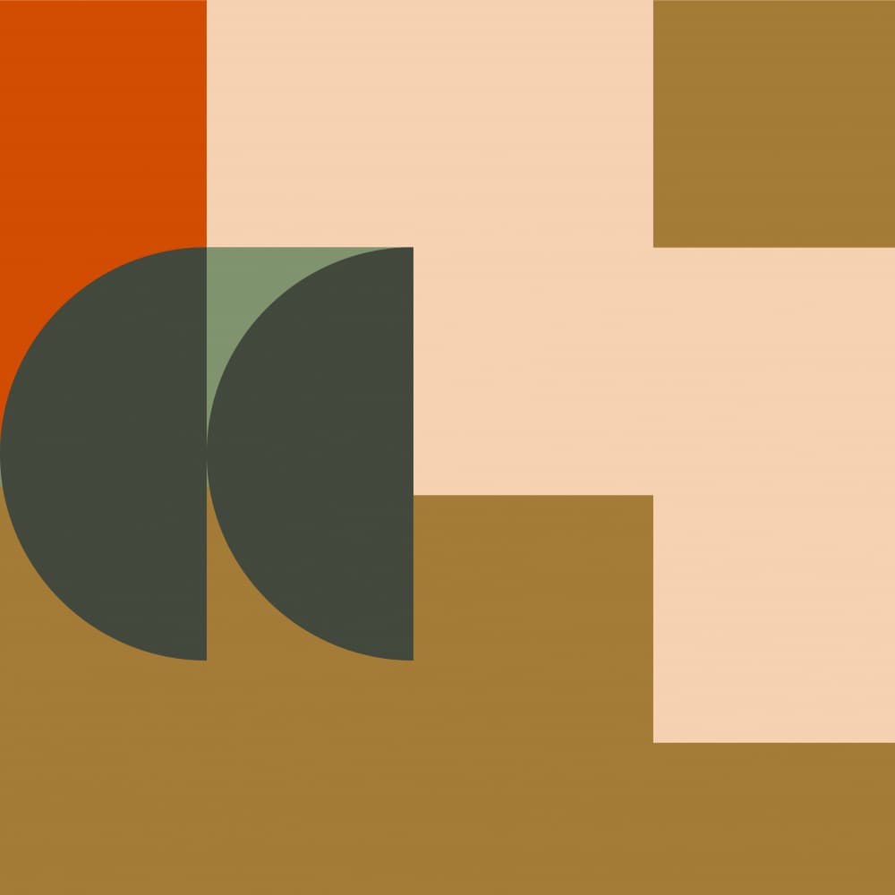 Earthy Geometric Abstract by Nilesh Kulkarni — canvas wall art