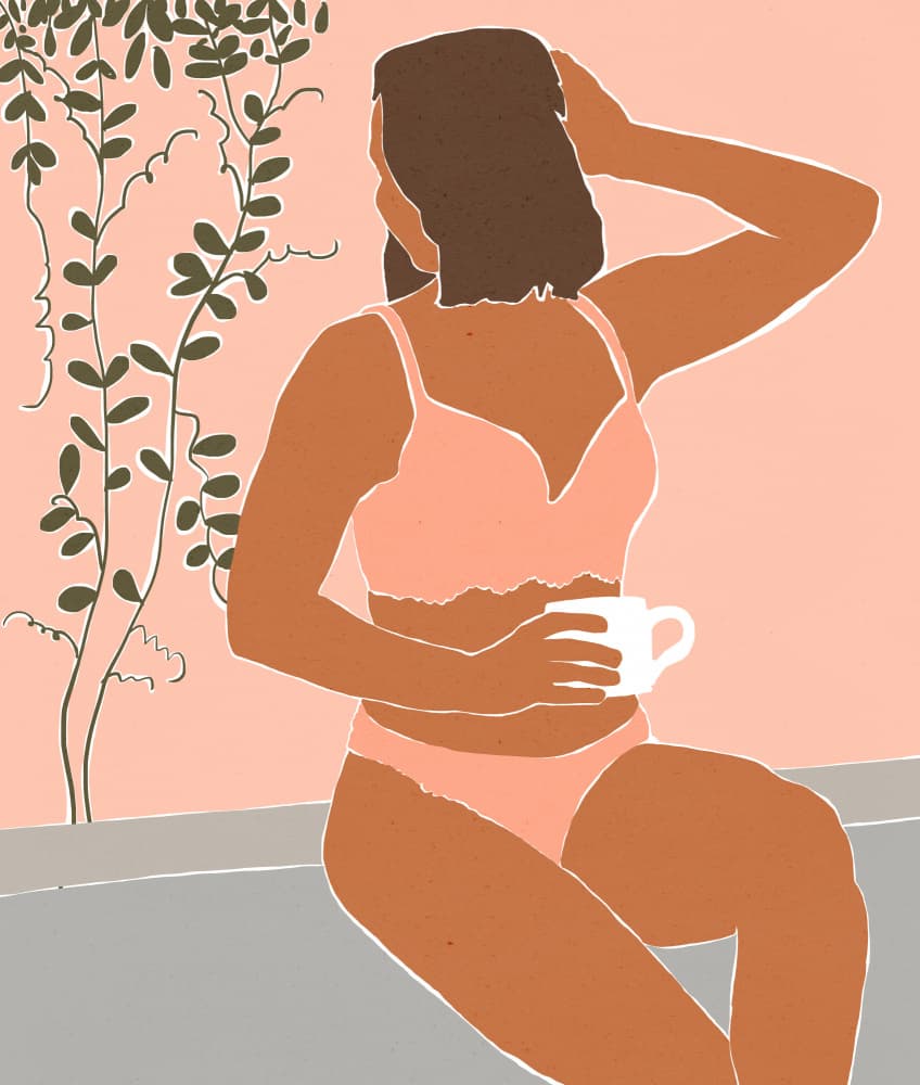 Cozy Morning Coffee by Uma Gokhale — canvas wall art