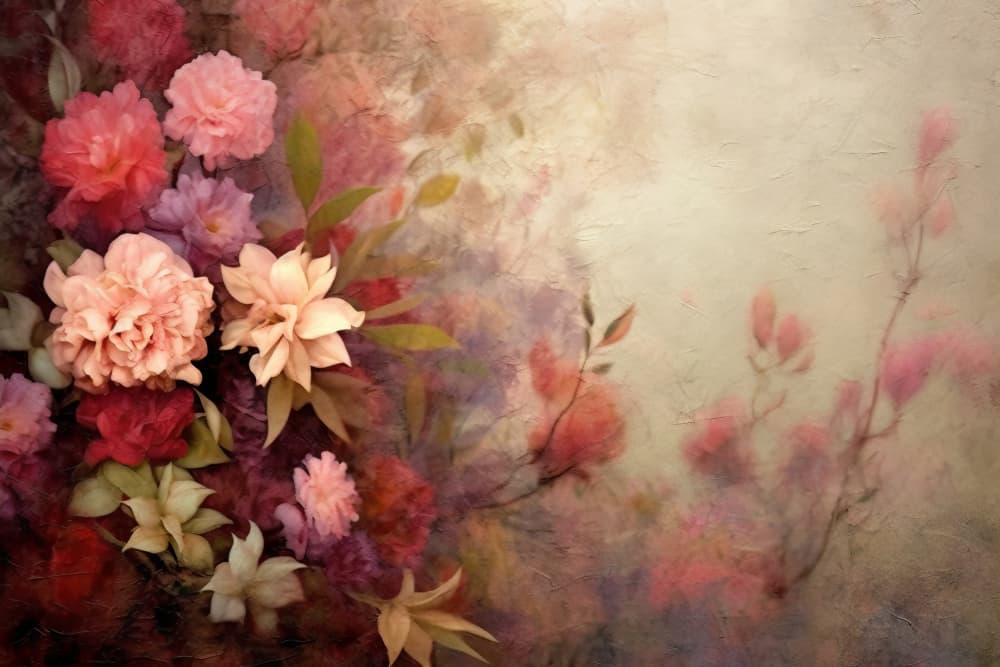 Dreamy Floral Garden by Bilge Paksoylu — canvas wall art
