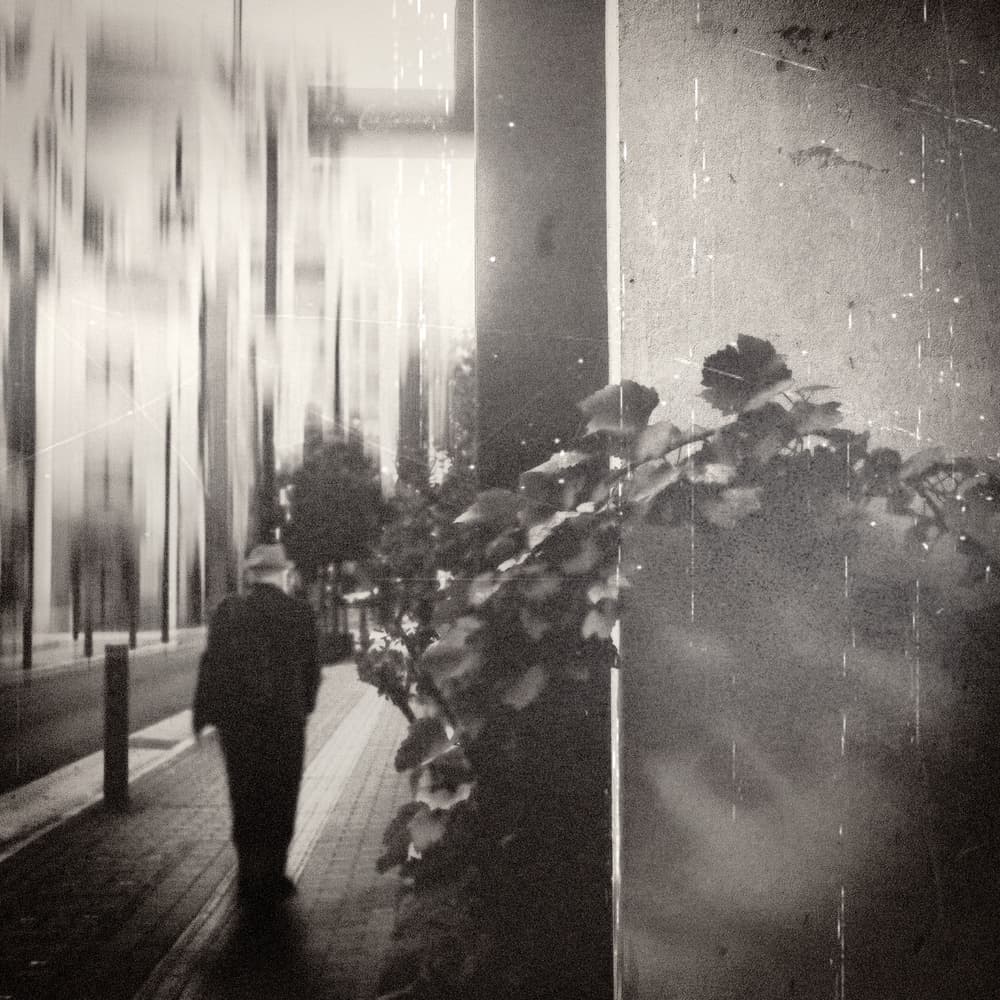 Solitary Urban Stroll by Teruhiko Tsuchida — canvas wall art