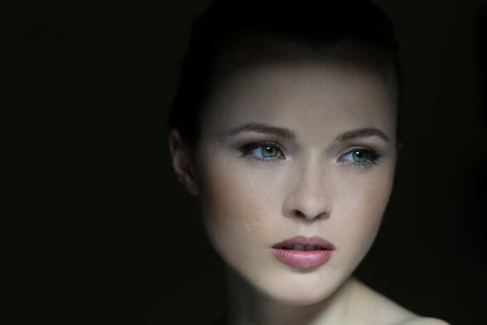 Elegant Woman Portrait by Peppe Tambè — canvas wall art