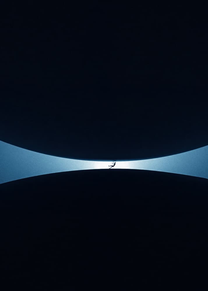 Falling Into Light by Hamza Majeed Khan — canvas wall art