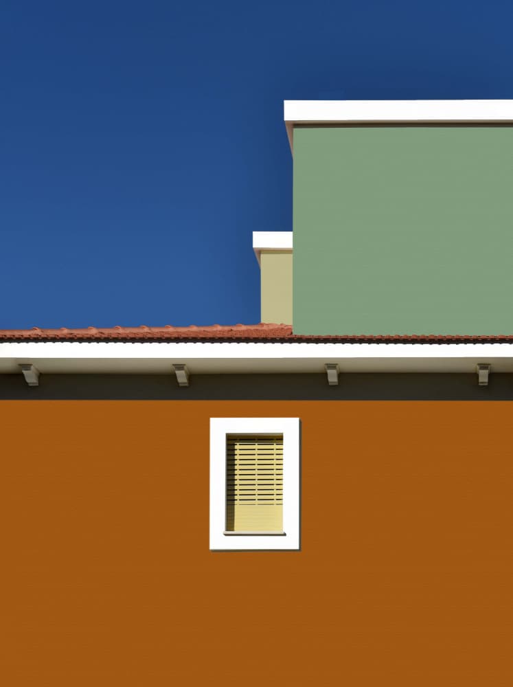 Colorful Modern Architecture by Arnon Orbach — canvas wall art