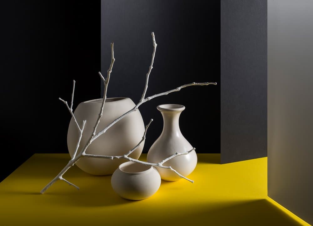 Minimalist Still Life Vases by Evgeniy Popov — canvas wall art