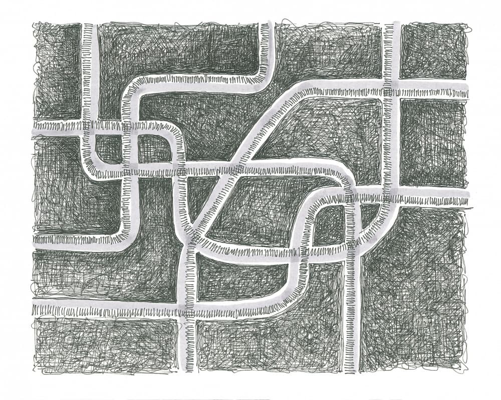 Railway by Isabelle Brent — canvas wall art