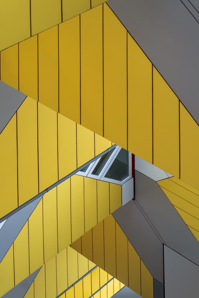 Modern Geometric Facade by Greetje van Son — canvas wall art