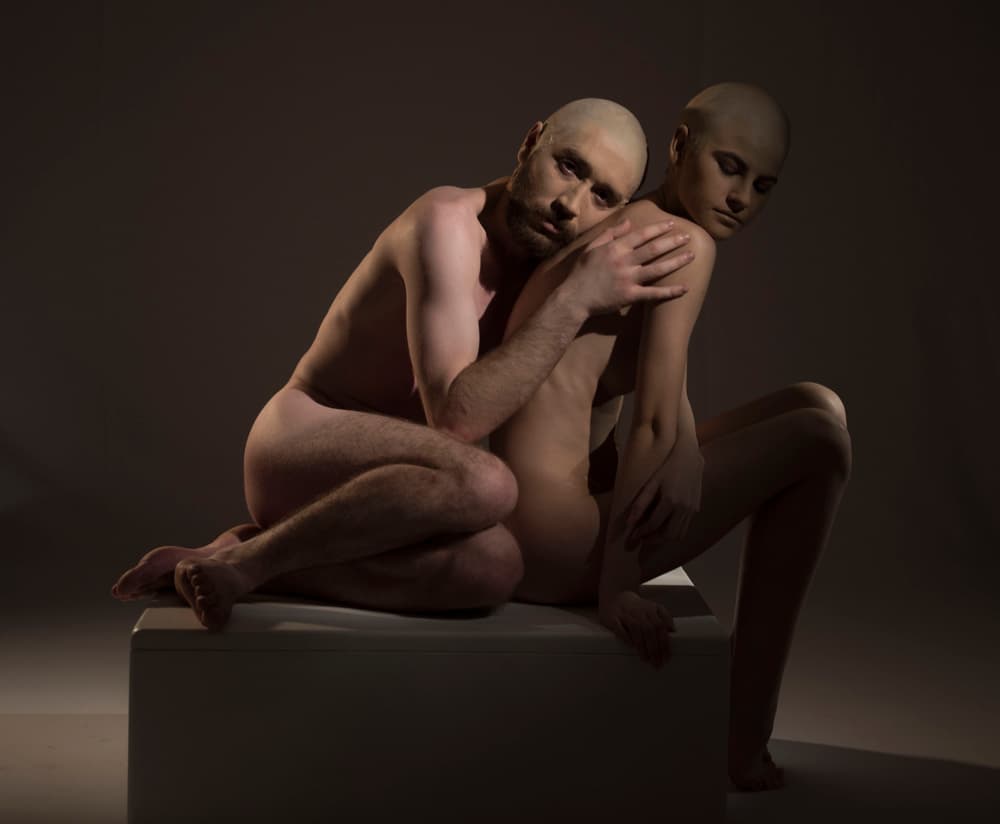 Tender Human Connection by Alexandra Fira — canvas wall art