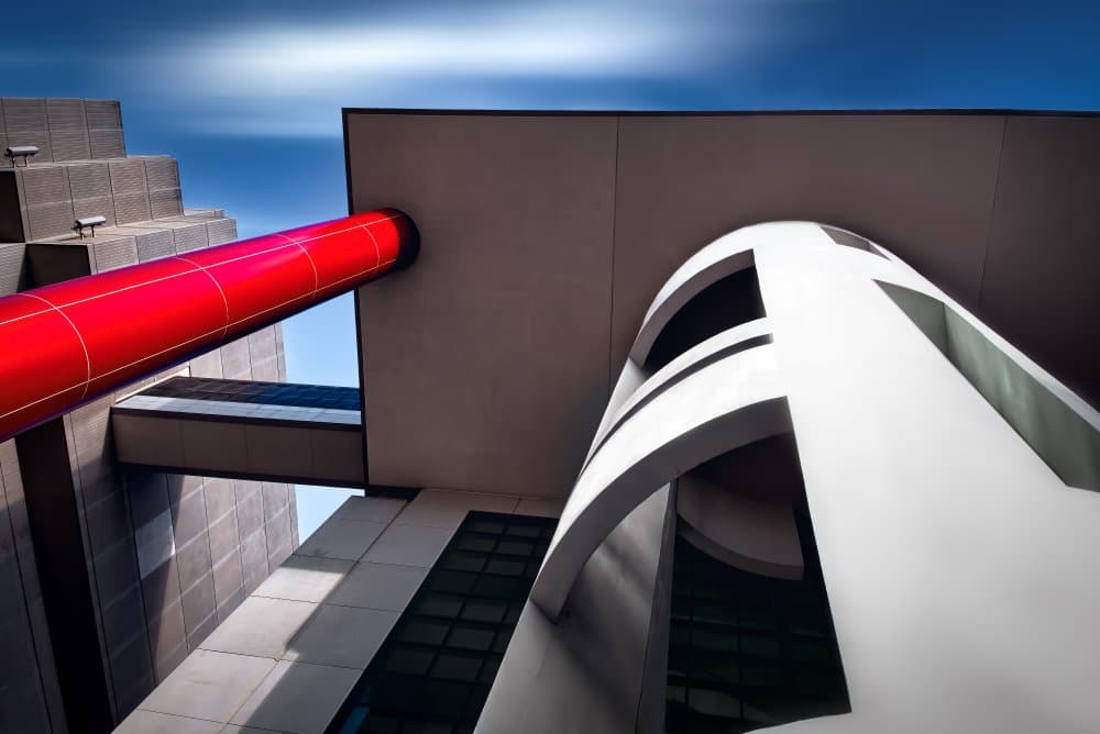 Vibrant Architecture by Catherine Wang — canvas wall art