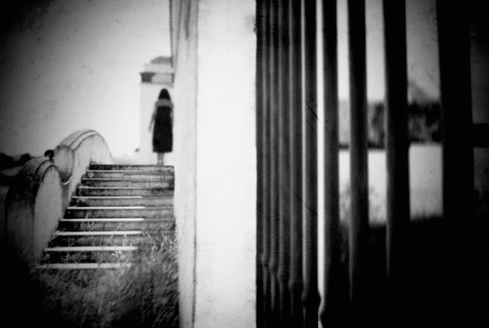 Haunting Solitary Figure by Milena Seita — canvas wall art