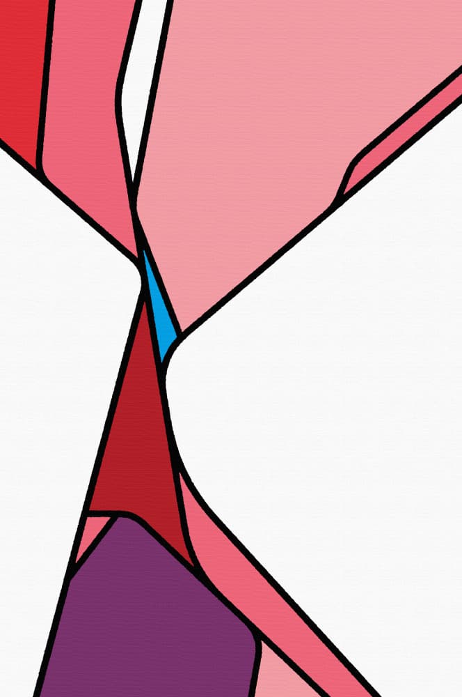 Vibrant Geometric Shapes by Rafa Mateo — canvas wall art