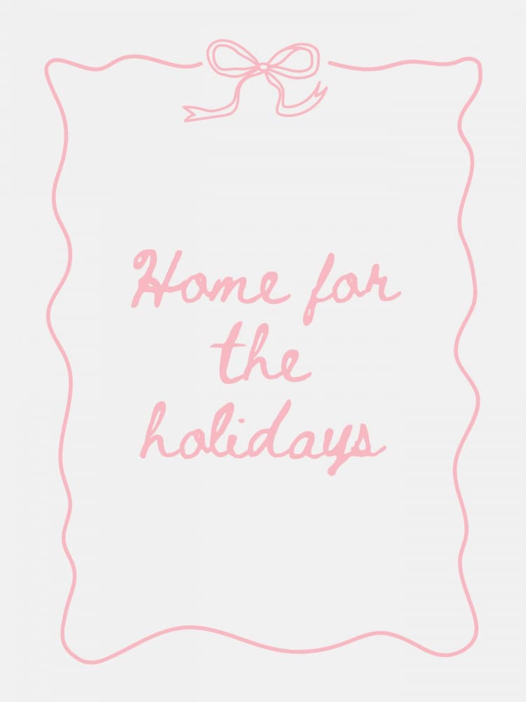 Home For The Holidays by Jolly and Dash — canvas wall art