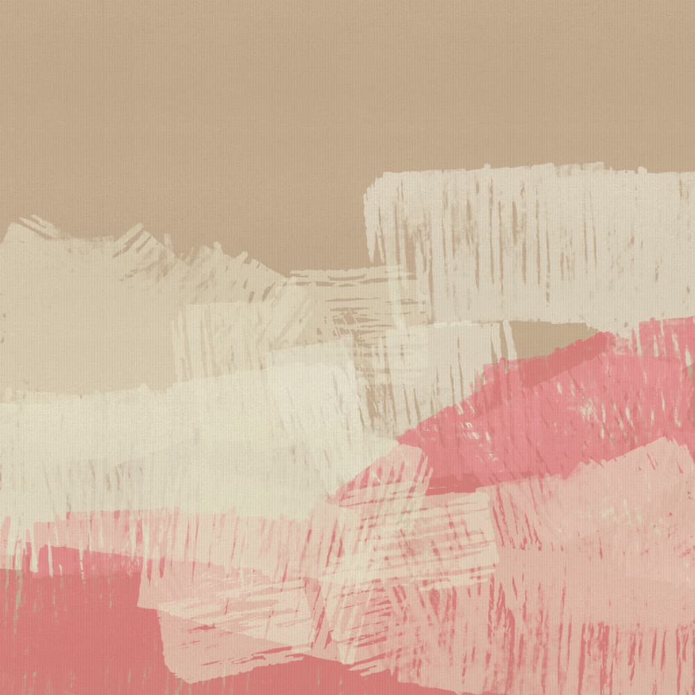 Blush Beige Abstract by Dina Dankers — canvas wall art