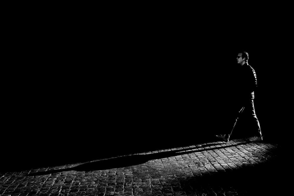 Solitary Night Walk by Antonio Grambone — canvas wall art