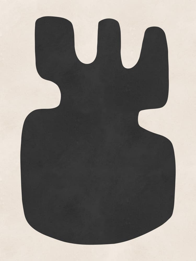 Organic Dark Form by Vitor Costa — canvas wall art