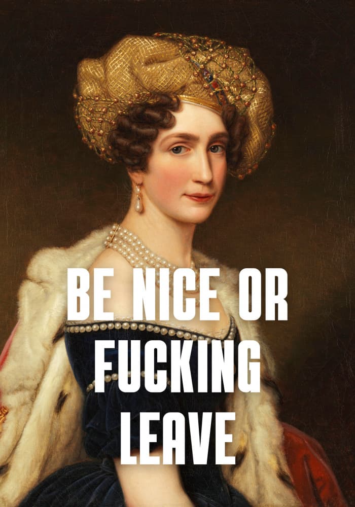 Sassy Classical Woman by Athene Fritsch — canvas wall art