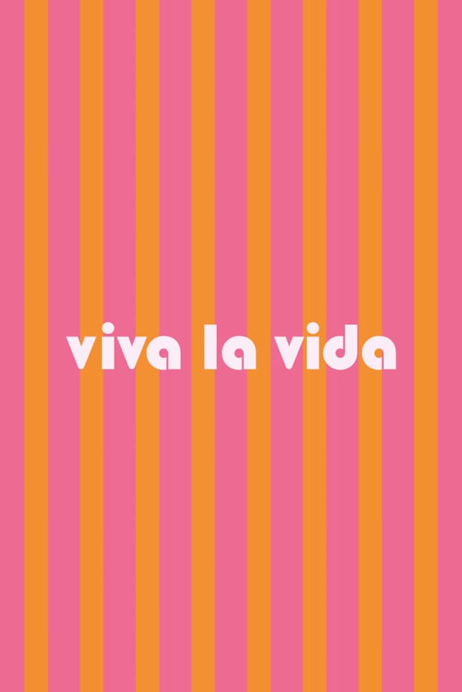 Viva La Vida Bright Stripes by Karen Menzenbach — canvas wall art