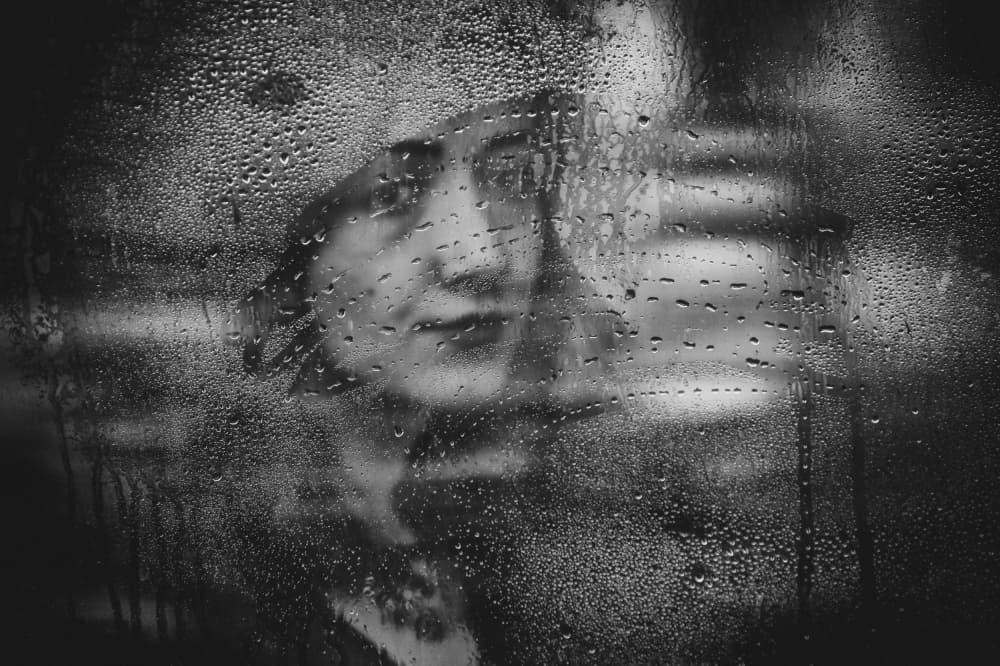 Rainy Window Contemplation by Ummu Nisan Kandilcioglu — canvas wall art
