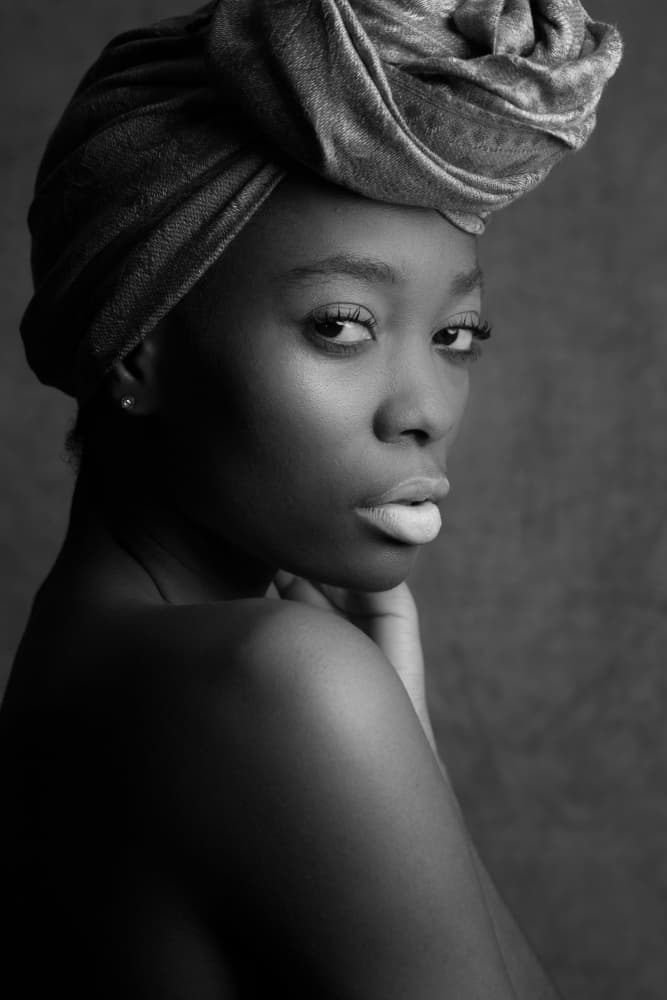 Elegant Woman Portrait by Ruth Franke — canvas wall art