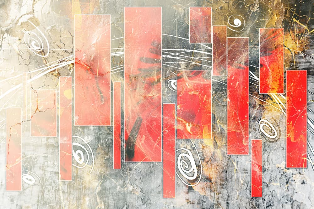 Urban Texture Bars by Rafal Kulik — canvas wall art