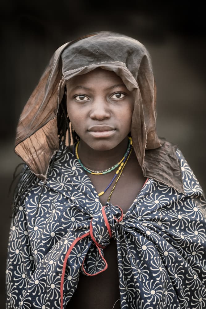 Young African Gaze by Trevor Cole — canvas wall art