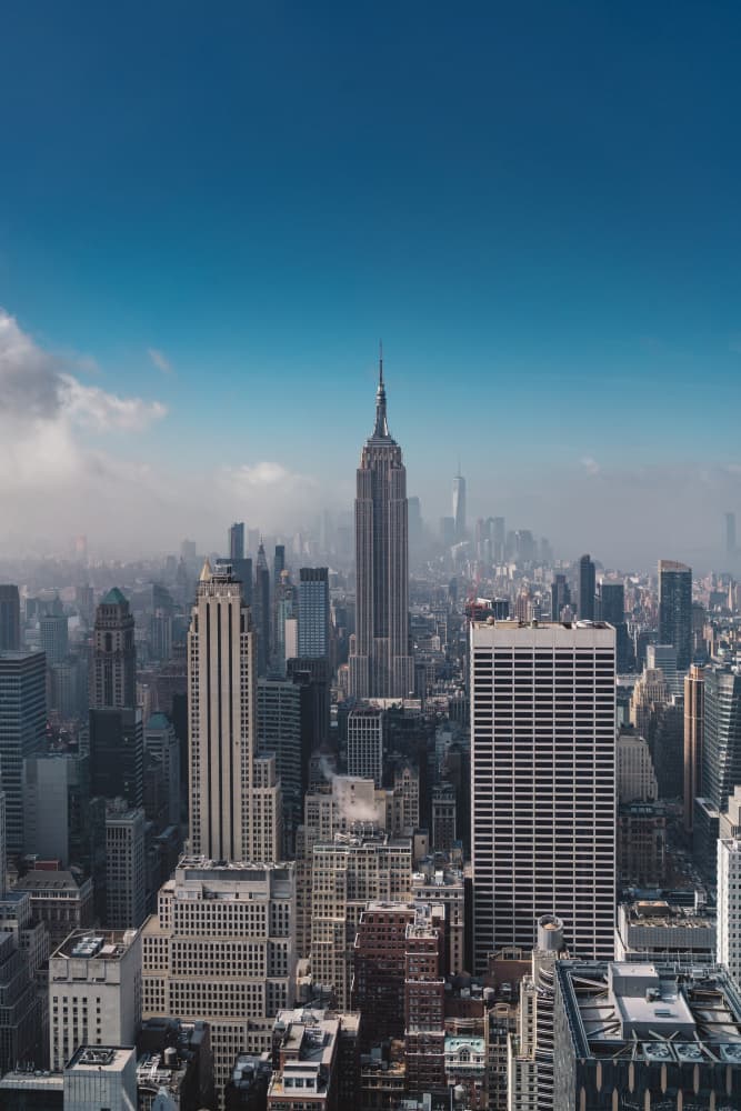 Iconic Empire State Skyline by Bethany Young — canvas wall art