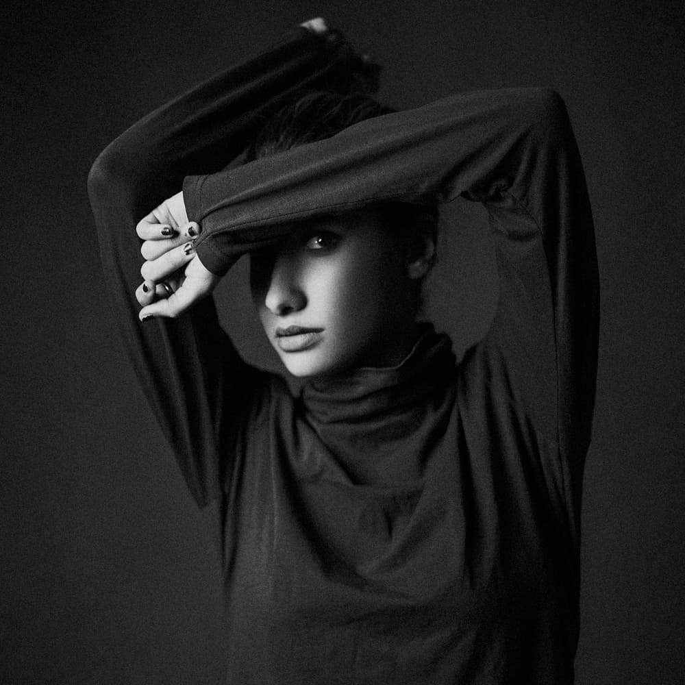Elegant Shadow Play by Amin Hamidnezhad — canvas wall art